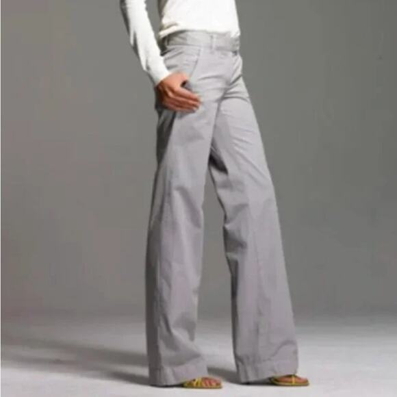 J. Crew Pants - J. Crew City Fit Wide Leg Chino Pants Size 8 Short